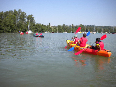 Canoë de la base de loisir du CG82