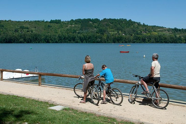 Cyclisme de la base de loisir du CG82